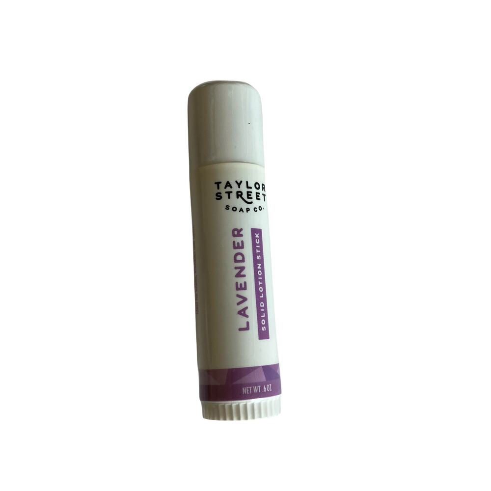 Taylor Street Lavender Solid Lotion Stick Full Size Moisturizing TSA Travel Gift